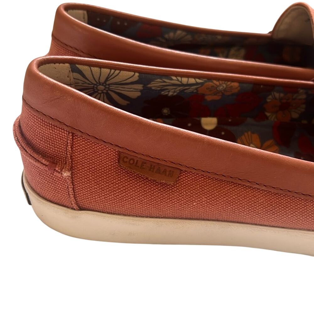 Cole Haan canvas Nantucket loafer II sz 7b - Picture 11 of 16